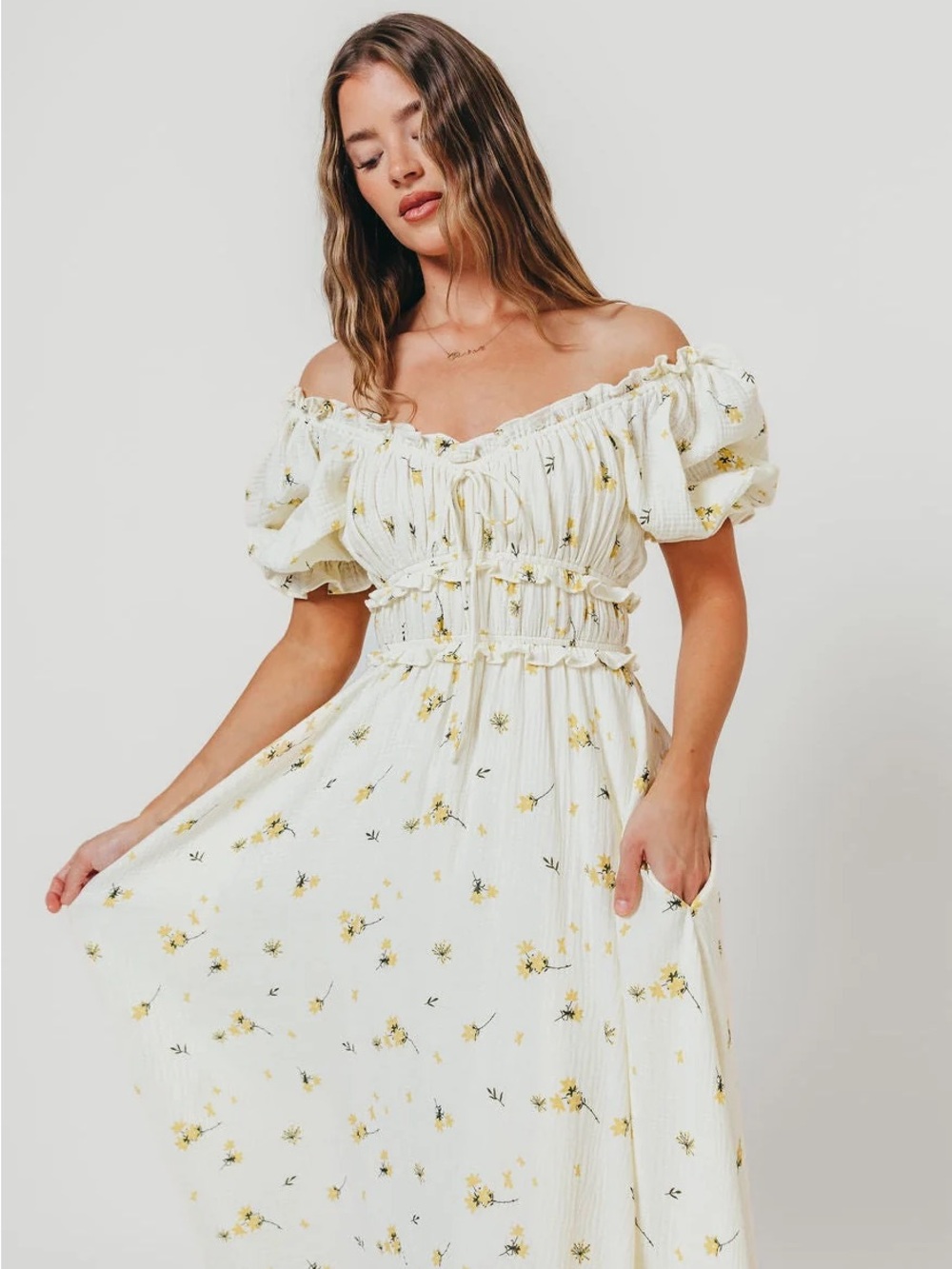 WORTH COLLECTIVE Floral Maxi Dress